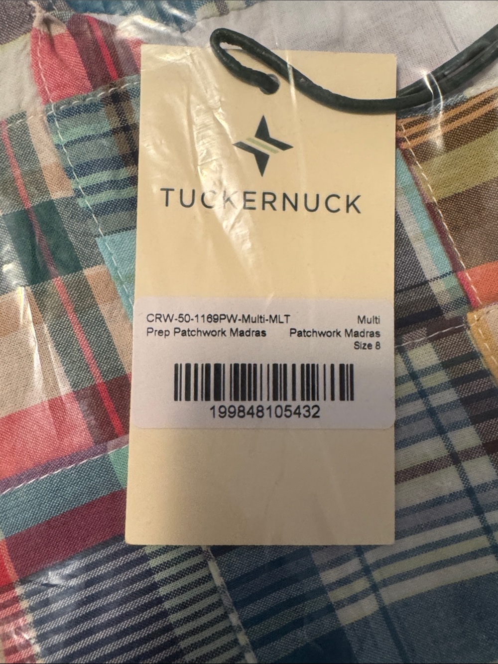 Tuckernuck Madras Hinckley Mini Dress - Picture 7 of 7